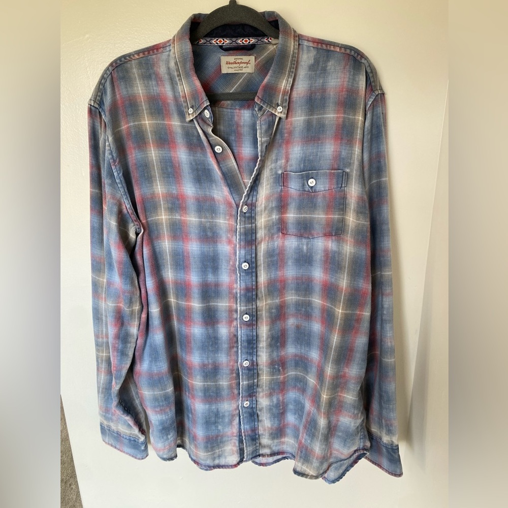 Weatherproof multicolored flannel